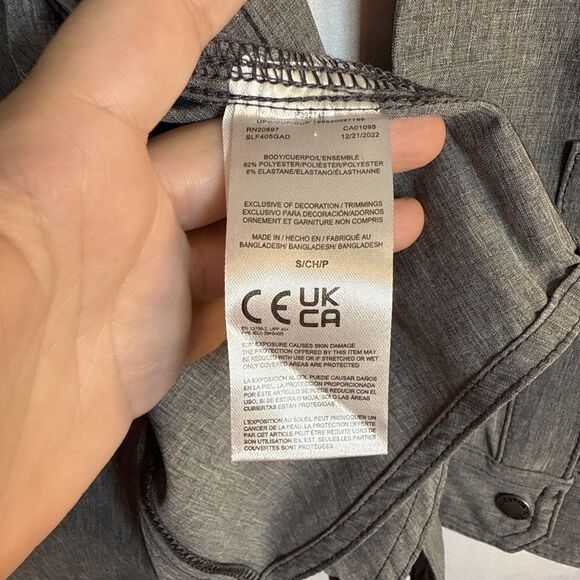 Dickies Women’s Long‑Sleeve Temp‑IQ® Cooling Utility Shirt, Gray Small NWT - Picture 13 of 16